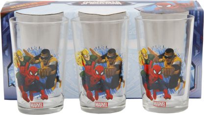 Spider-Man Set Bicchieri 3 pz in vetro